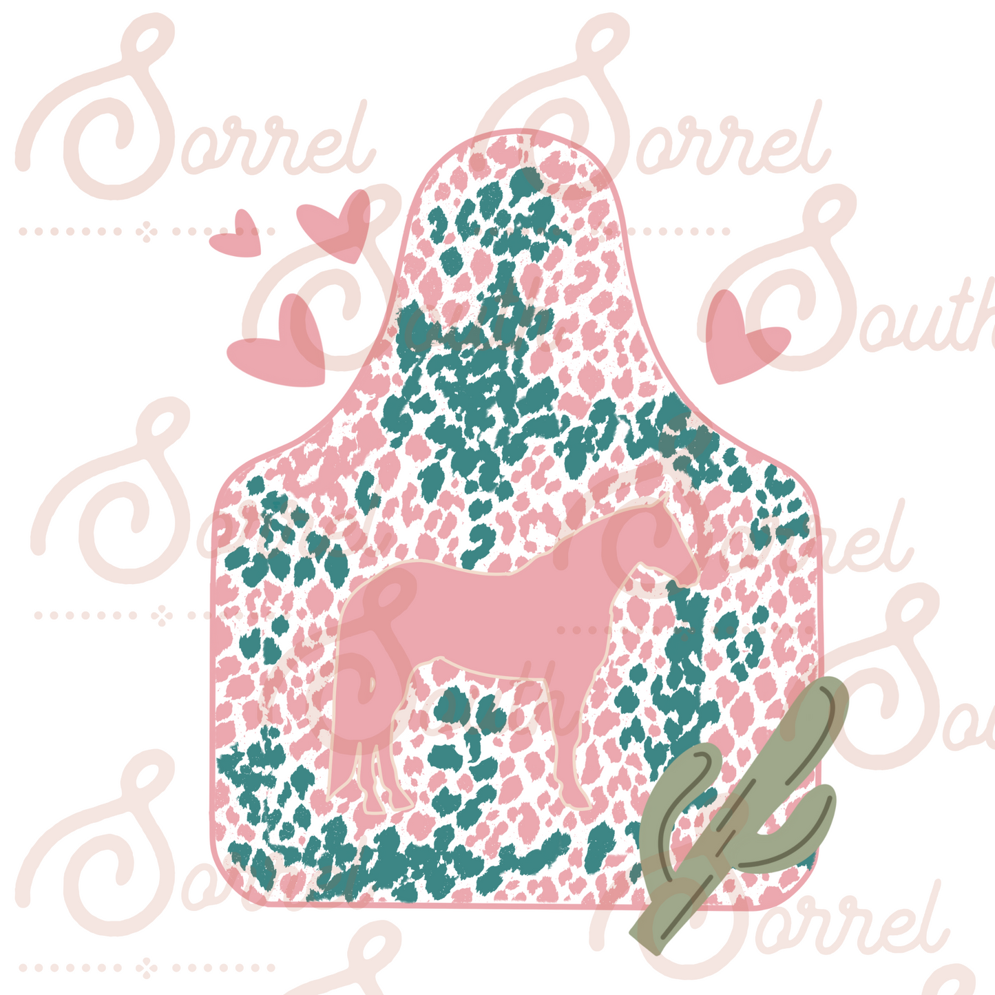 Sweetheart Ear Tag Horse PNG Design PNG Western Design Sorrel South