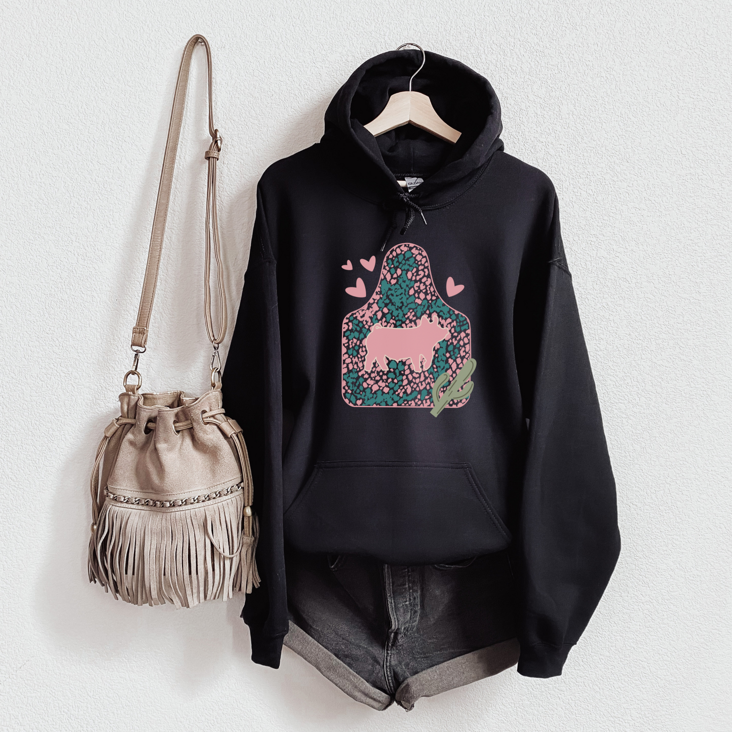 Sweetheart Ear Tag Livestock PNG Bundle - (Horse, Lamb, Pig, Goat, Steer) PNG Western Design Sorrel South