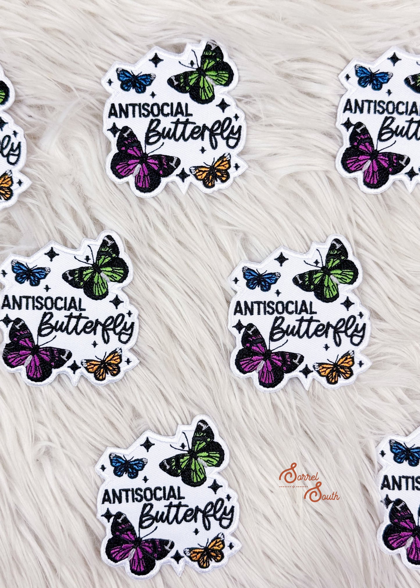 Antisocial Butterfly Patch