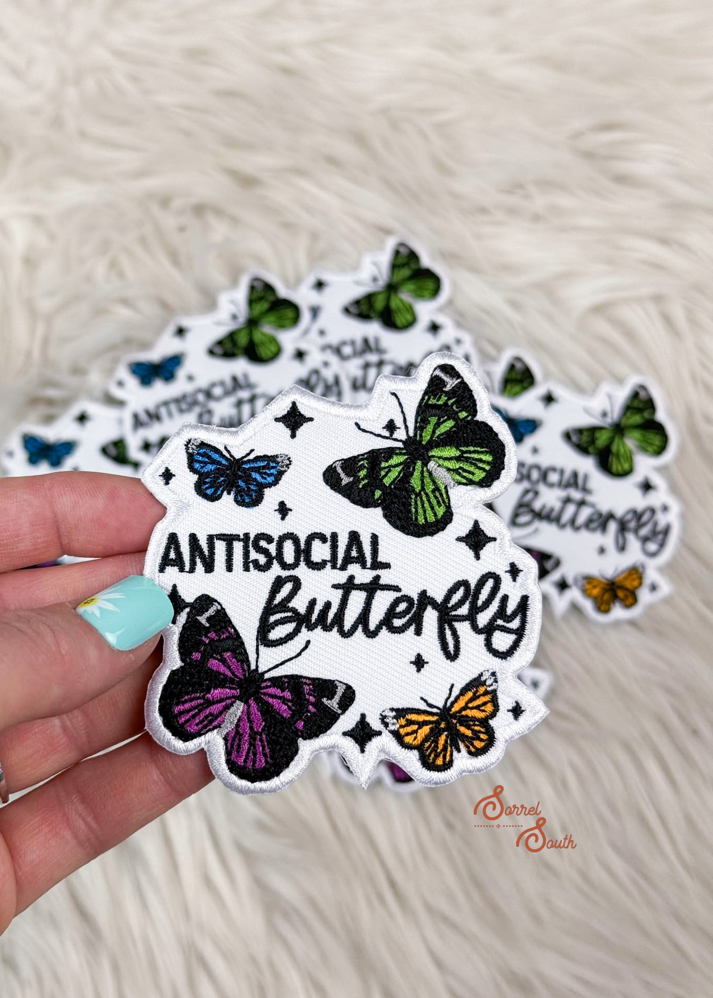 Antisocial Butterfly Patch