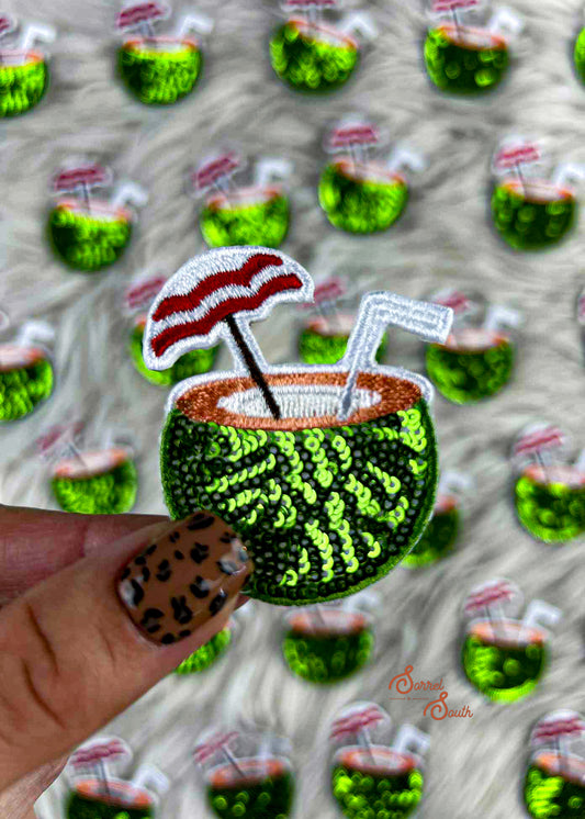 Sequin Pina Colada Patch adhesive patch Sorrel South