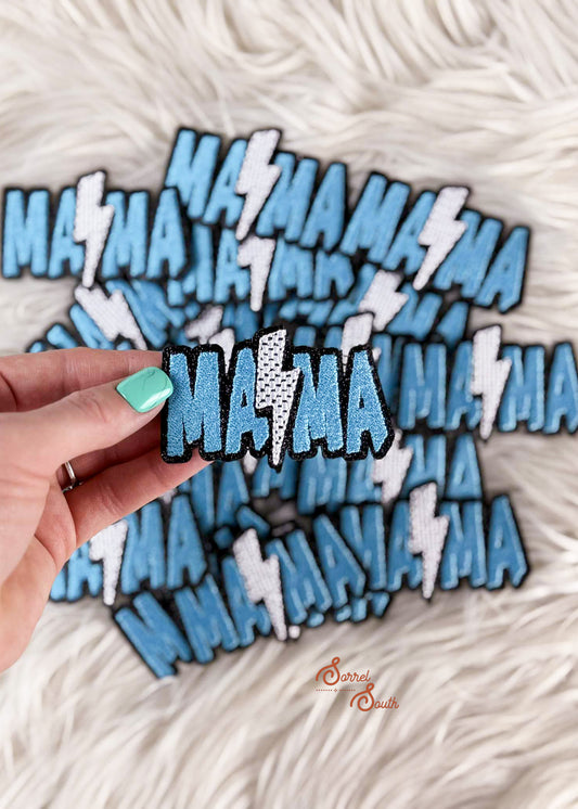Blue Mama Lightning Bolt Patch adhesive patch Sorrel South