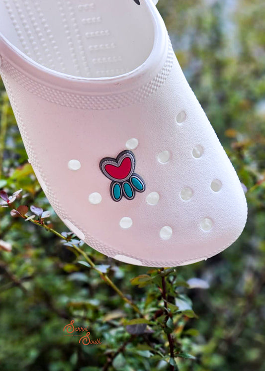 Two Tone Heart Shoe Charm shoe charm Sorrel South