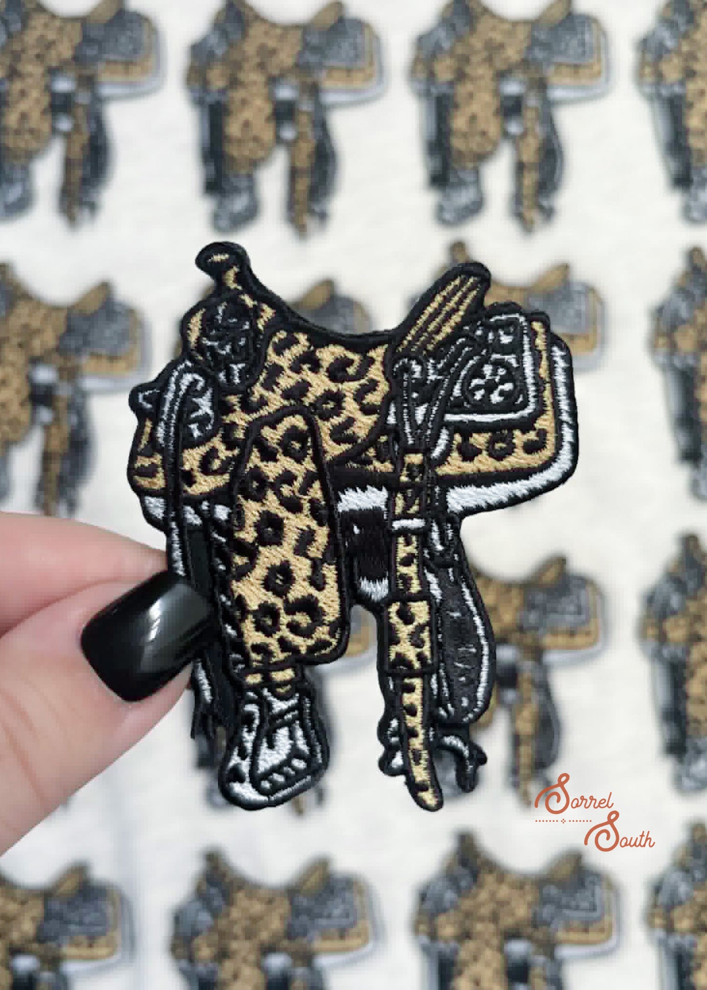 Cheetah Saddle adhesive patch Sorrel South