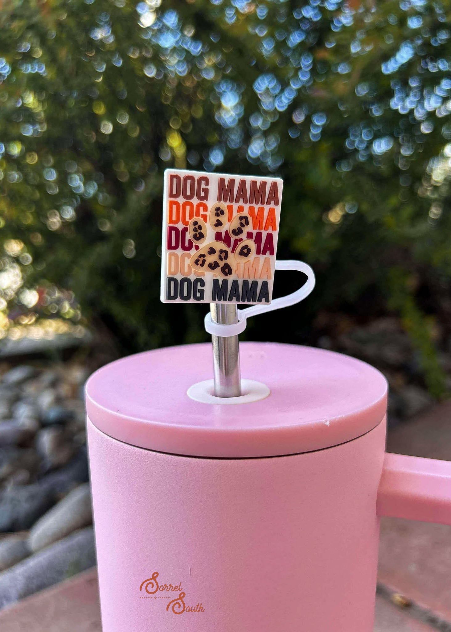 Dog Mama Straw Cover straw cover Sorrel South