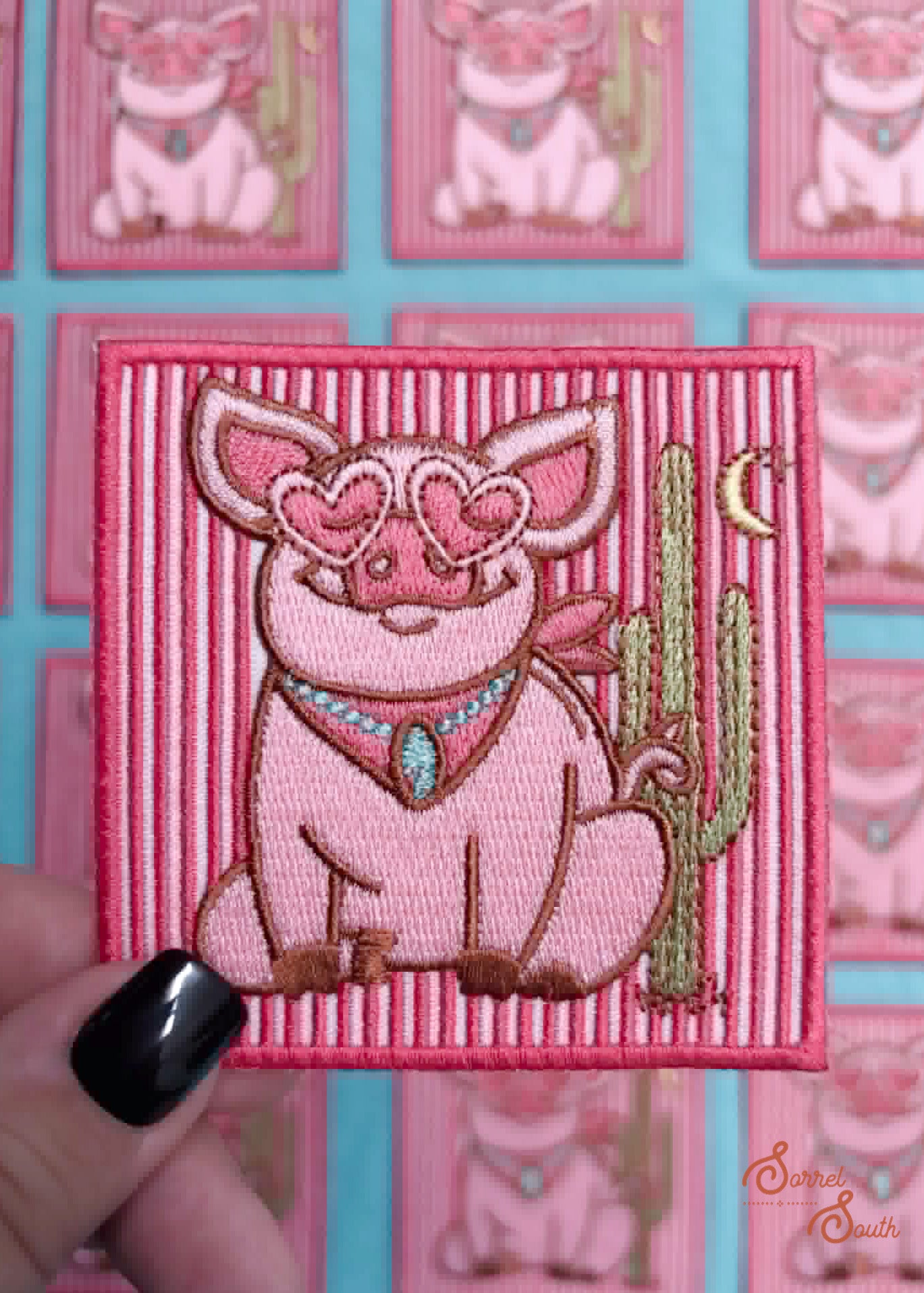Cactus Piggie adhesive patch Sorrel South