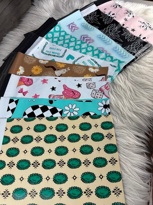 10" x 13" ASSORTED Poly Mailers - 100 count poly mailer Sorrel South