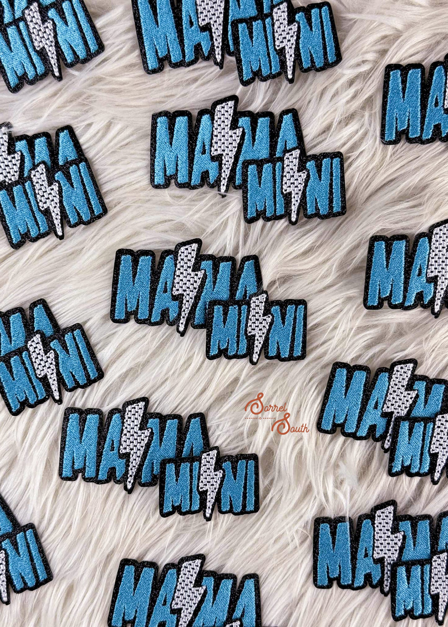 Blue Mini Lightning Bolt Patch adhesive patch Sorrel South