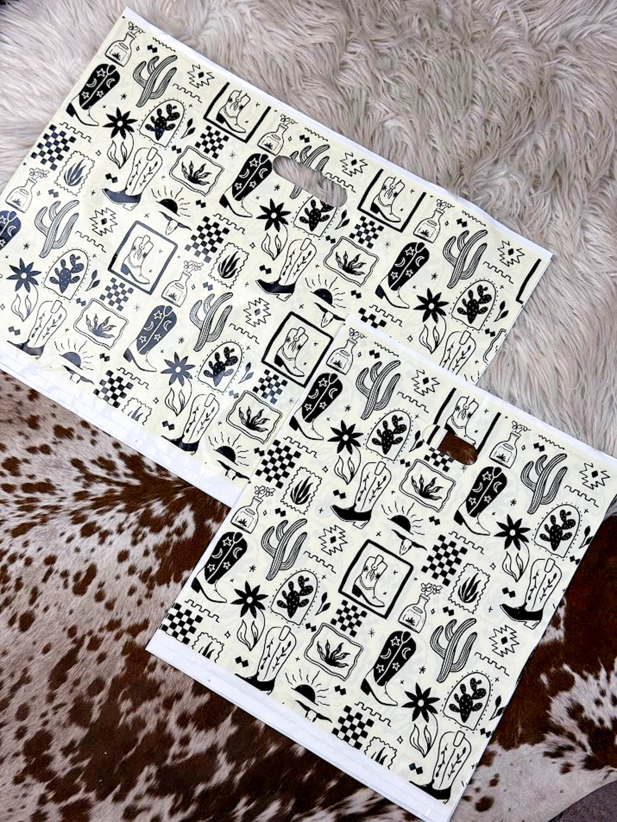12" x 15" Desert Doodle Shopping Bags Shopping Bags Sorrel South