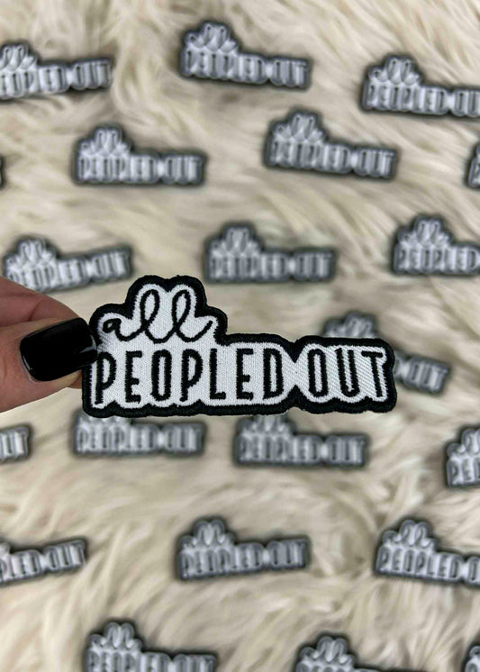 All Peopled Out Patch adhesive patch Sorrel South