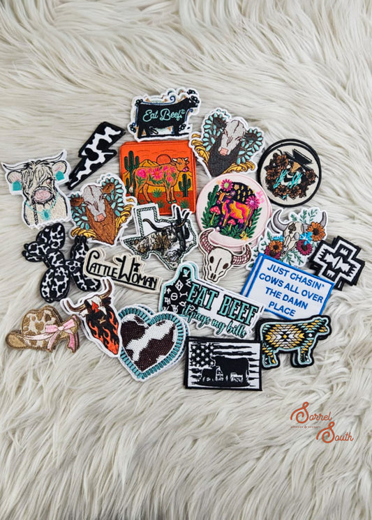 All Things Cow Patch Bundle Pack of 42 Patch Bundles Sorrel South