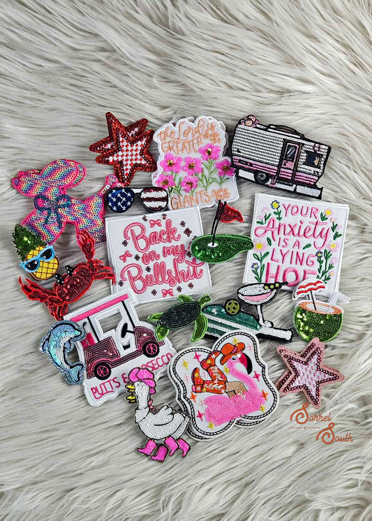 All Things Sequin Patch Bundle Pack of 36 Patch Bundles Sorrel South