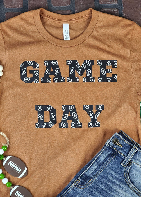 Game Day Football Screenprint Transfer