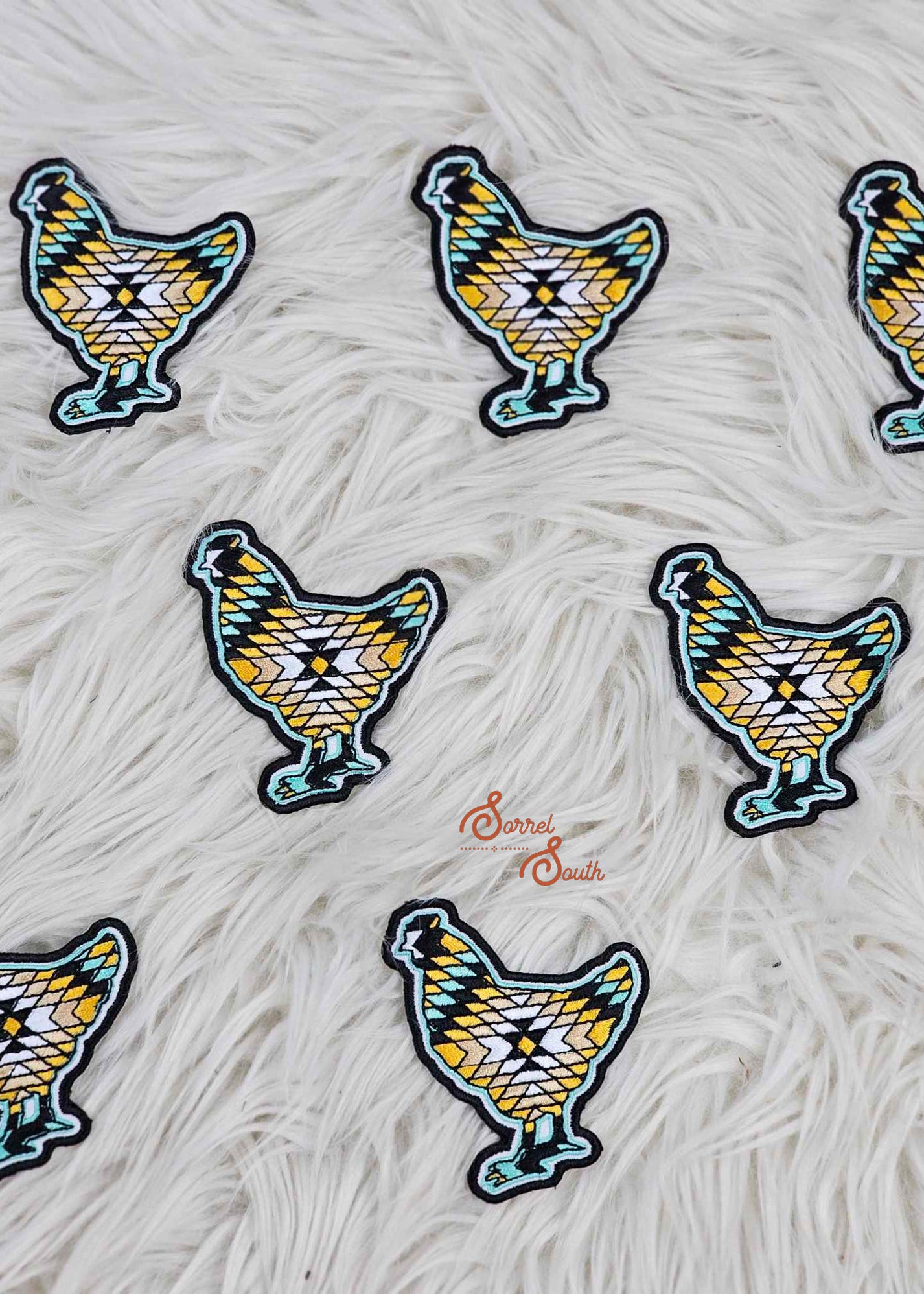 Aztec Chicken Patch - Wholesale Iron On Patches – Sorrel South