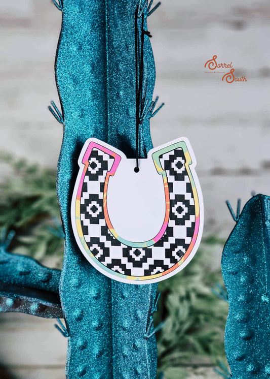 Aztec Horseshoe Air Freshener- Eucalyptus