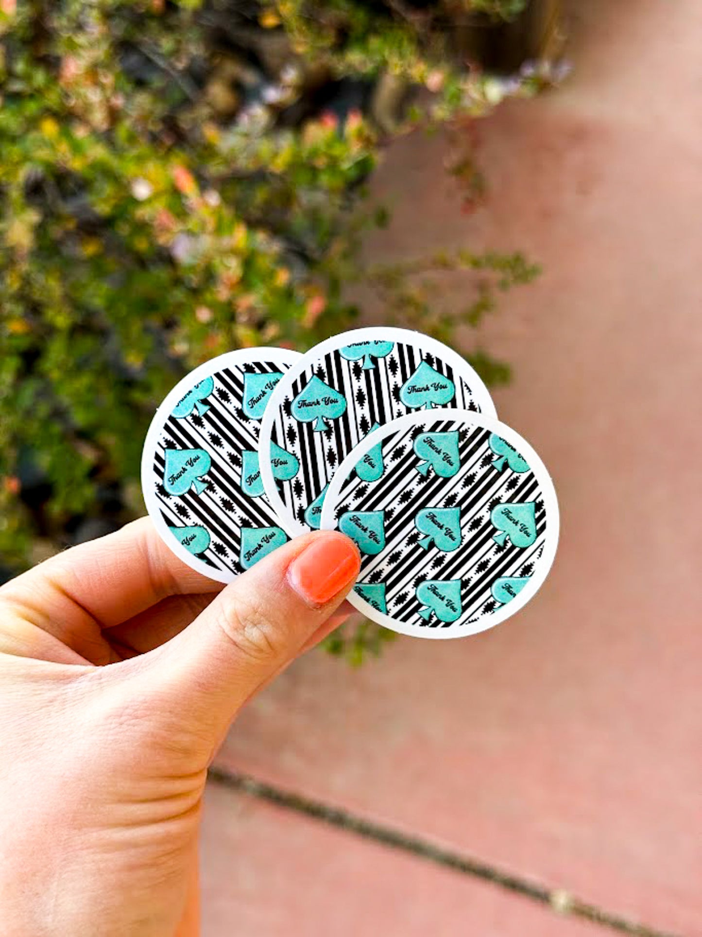 Aztec Spade 2" Sealing Sticker