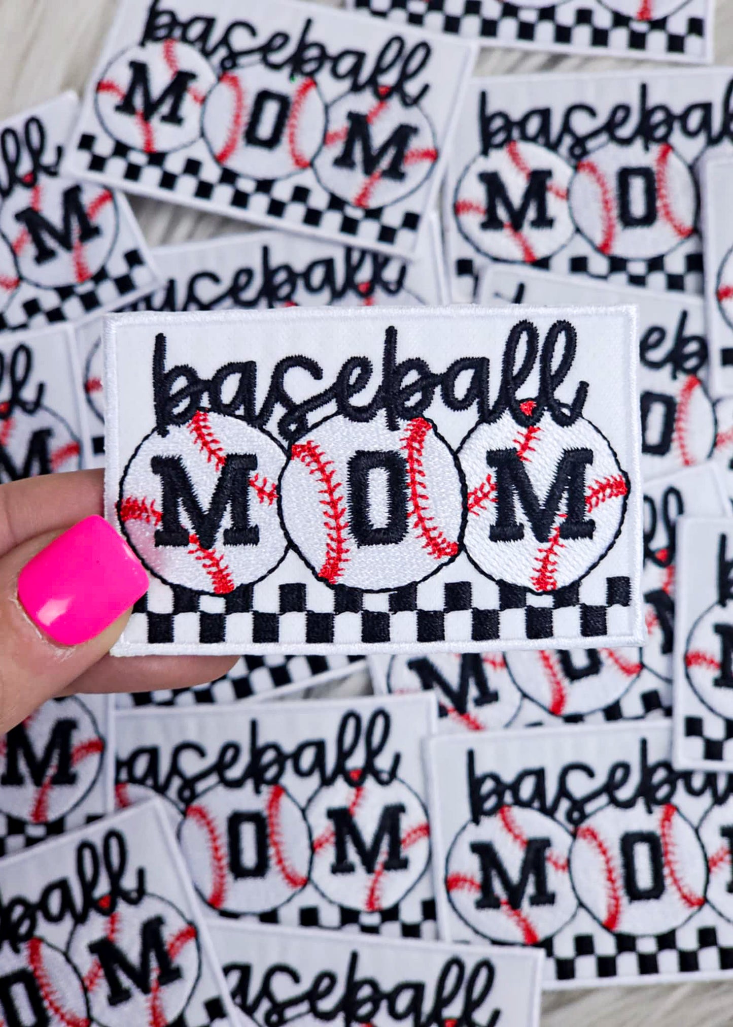 Baseball Mom Patch