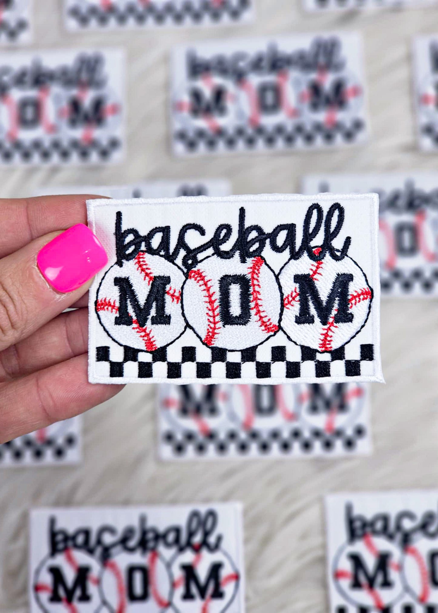 Baseball Mom Patch