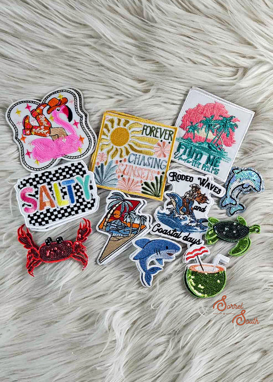 Beach Patch Bundle Pack of 20 Patch Bundles Sorrel South