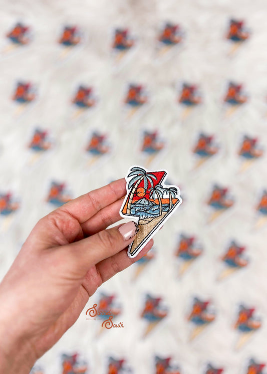 Beach Lightning Bolt Patch adhesive patch Sorrel South