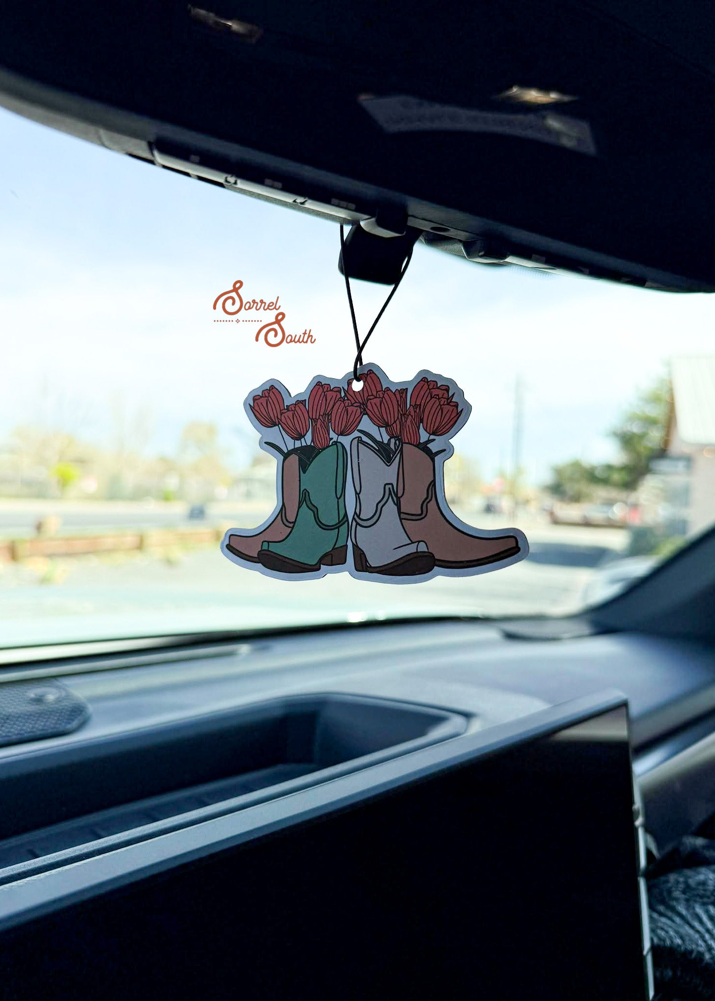 Boots & Flower Air Freshener- Lily