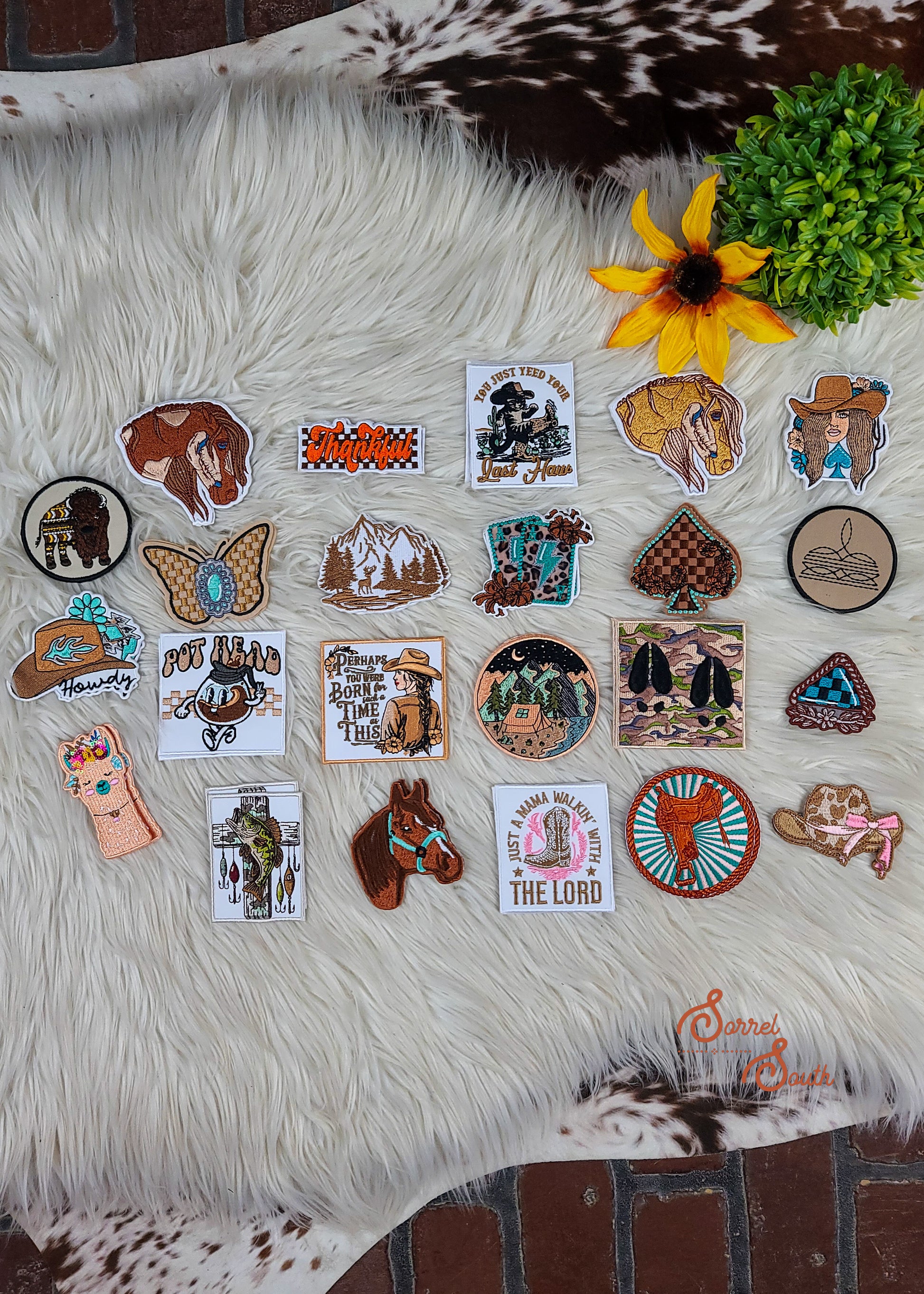 Brown Patch Bundle Pack of 46 Patch Bundles Sorrel South
