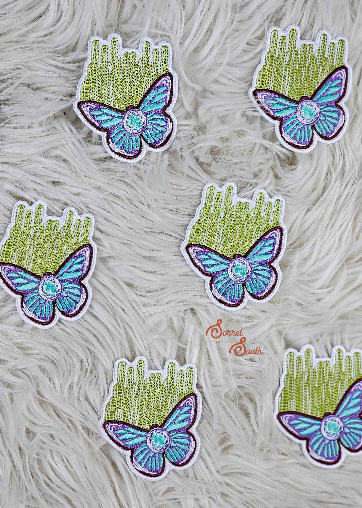 Butterfly Cactus Patch, wholesale iron on patches