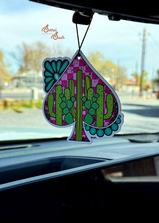 Cactus Spade Air Freshener - New Car car air freshener Sorrel South