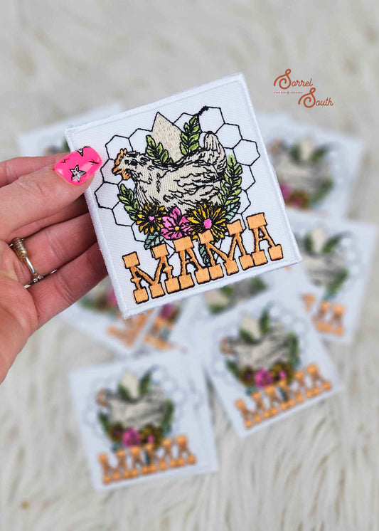 Chicken Mama Patch, wholesale iron on patch