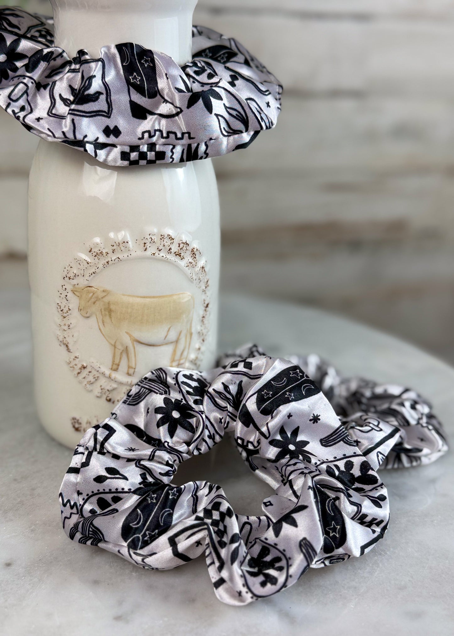 Desert Doodle Silky Scrunchie Scrunchie Sorrel South