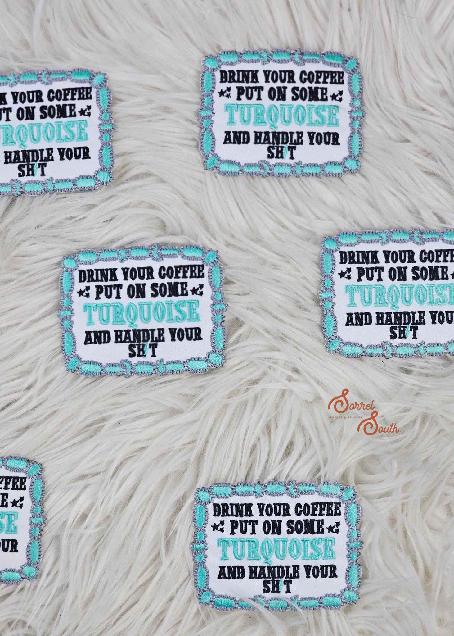 Drink Your Coffee Patch, wholesale iron on patch