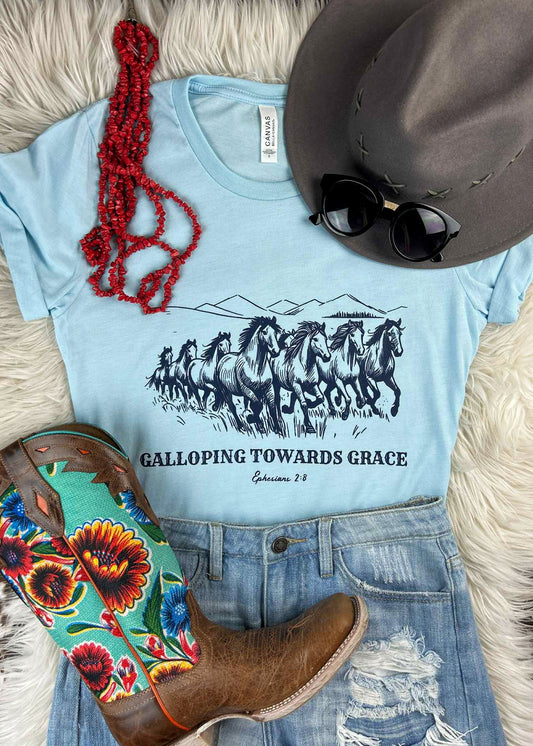 Galloping Toward Grace Screenprint Transfer screenprint transfer Sorrel South