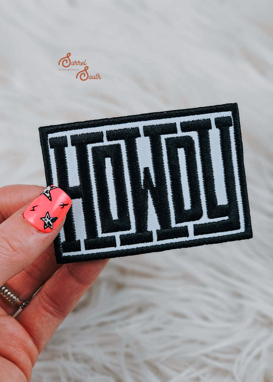 howdy western patch, wholesale western patches