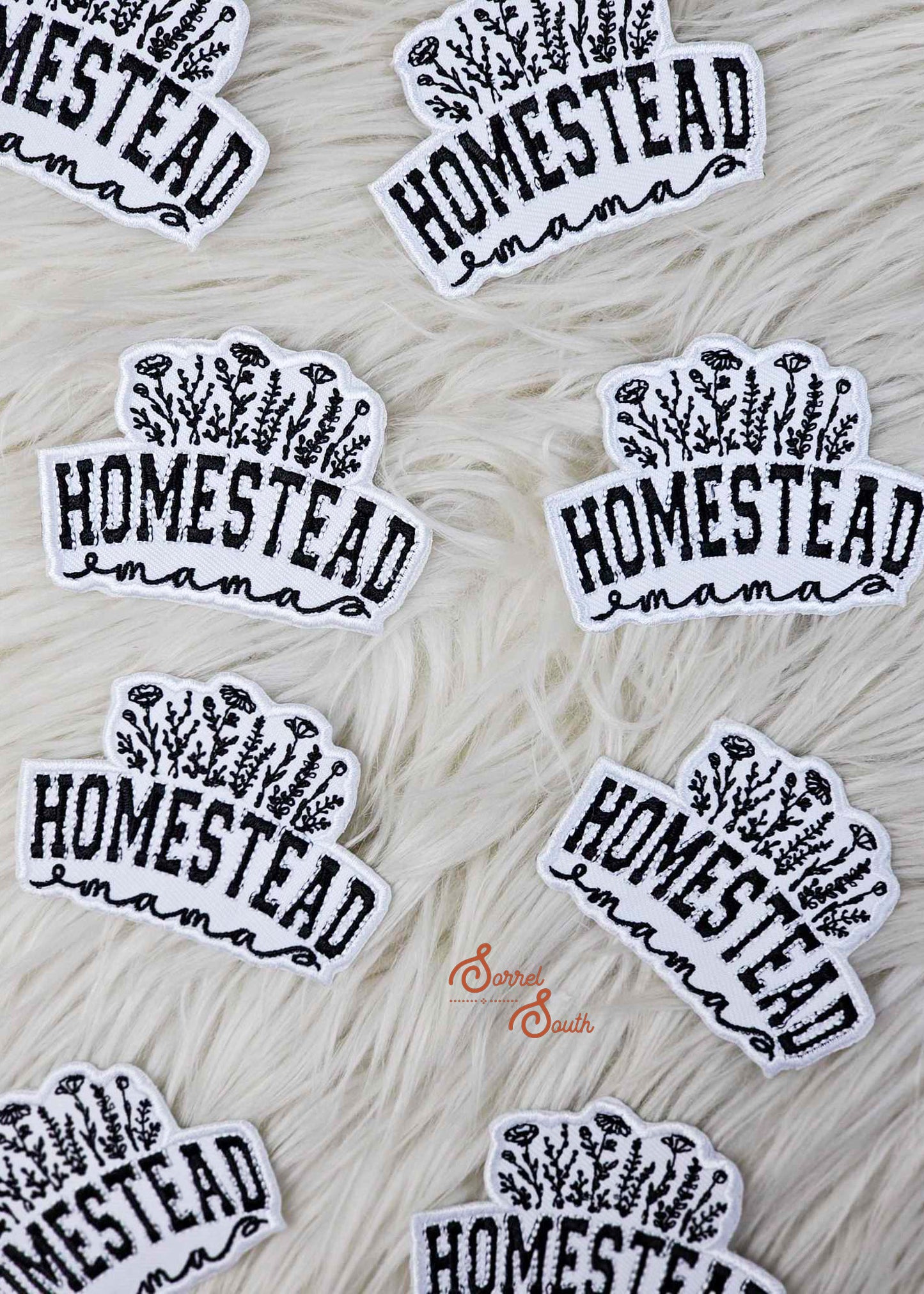 Homestead Mama Patch, iron on patch