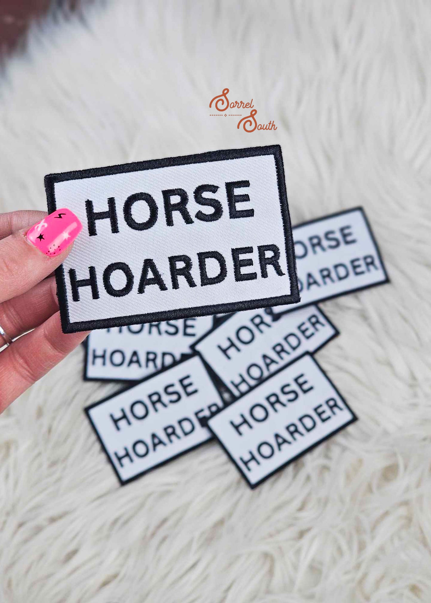 Horse Hoarder Patch, wholesale western patches