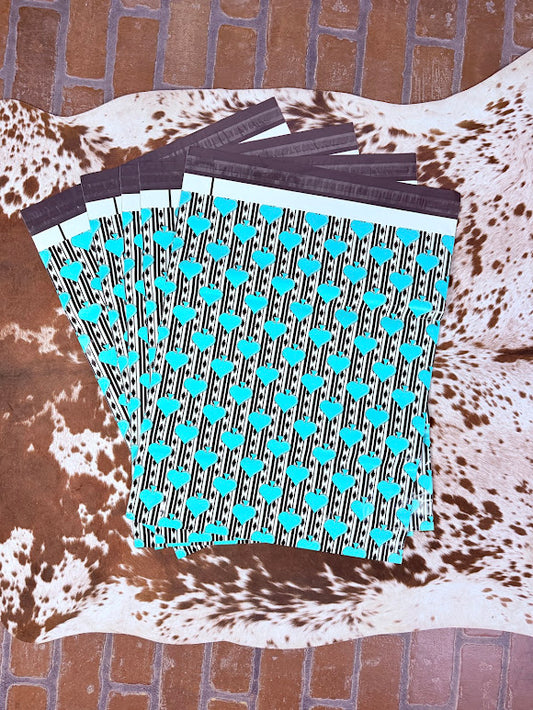 14.5" X 19" Aztec Spade Poly Mailers