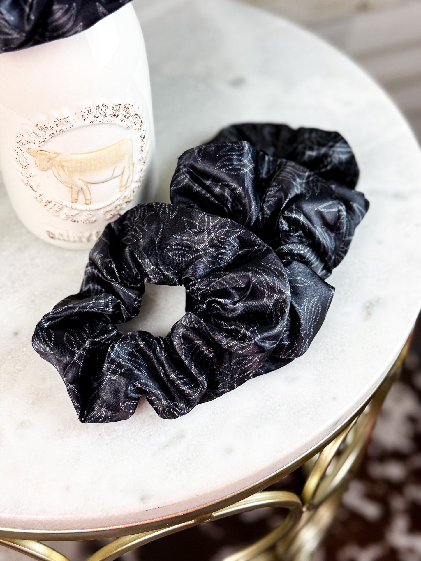 Boot Stitch Silky Scrunchie Scrunchie Sorrel South
