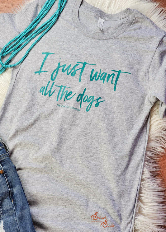 I Just Want All The Dogs Transfer screenprint transfer Sorrel South