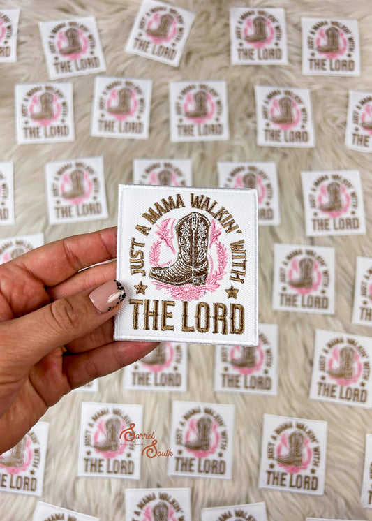 Mama Walkin With The Lord Patch adhesive patch Sorrel South