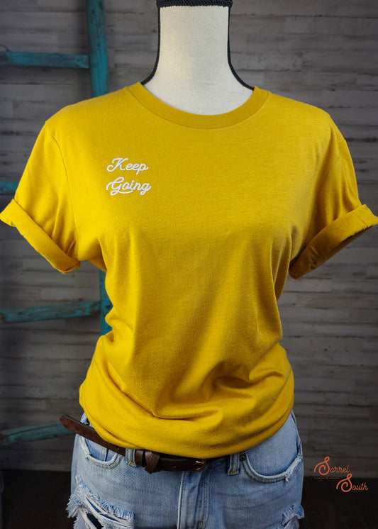 Keep Going Transfer screenprint transfer Sorrel South