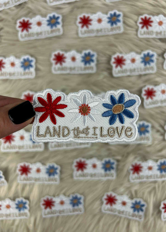 Land That I Love Daisies Patch adhesive patch Sorrel South