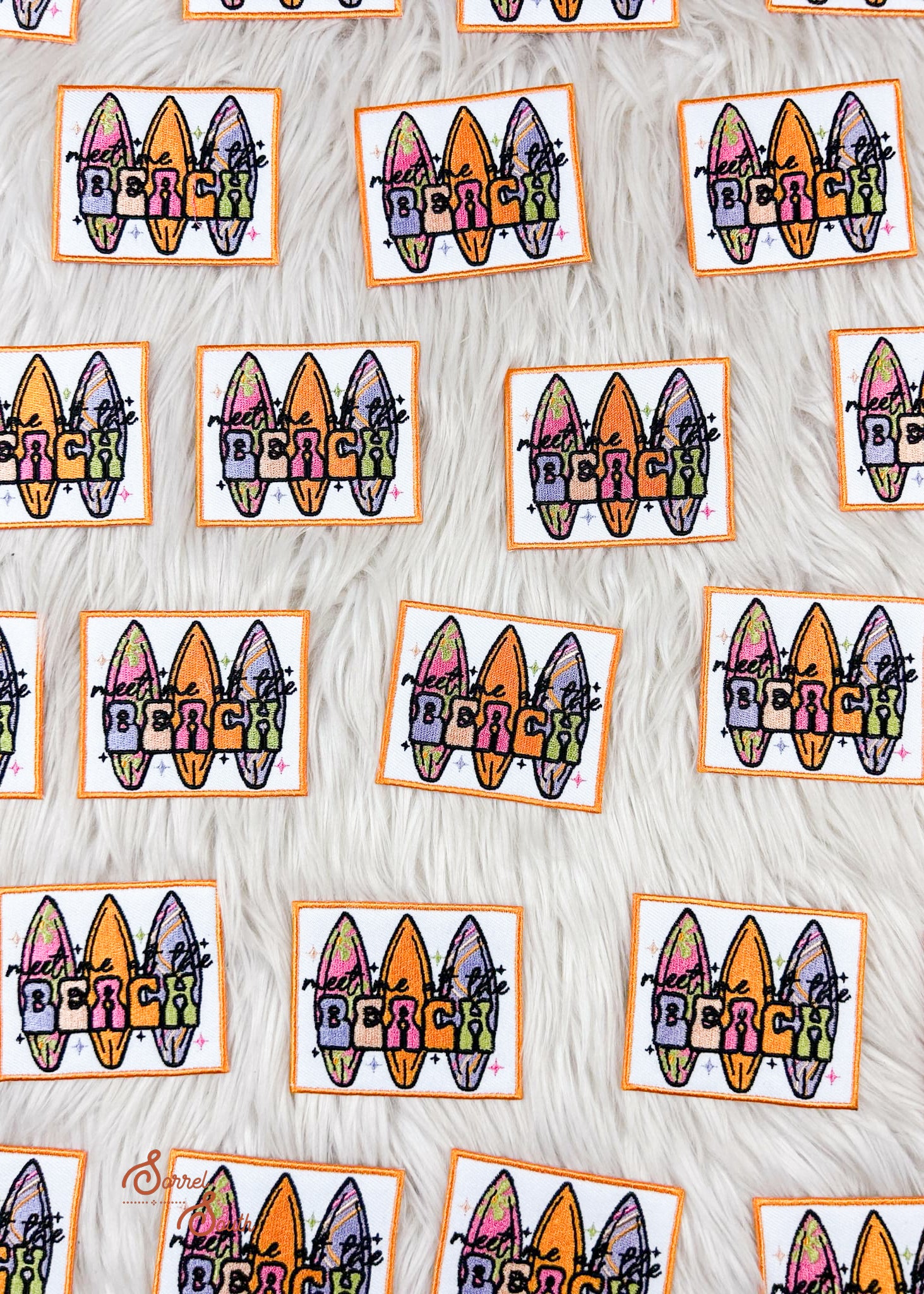 Meet Me At The Beach Patch adhesive patch Sorrel South