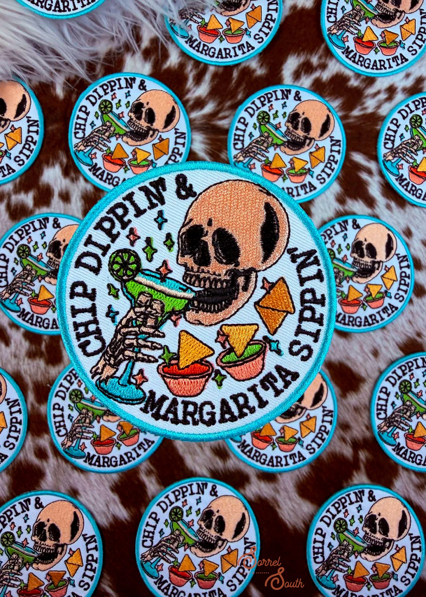 Chip Dippin' & Margarita Sippin' Patch adhesive patch Sorrel South