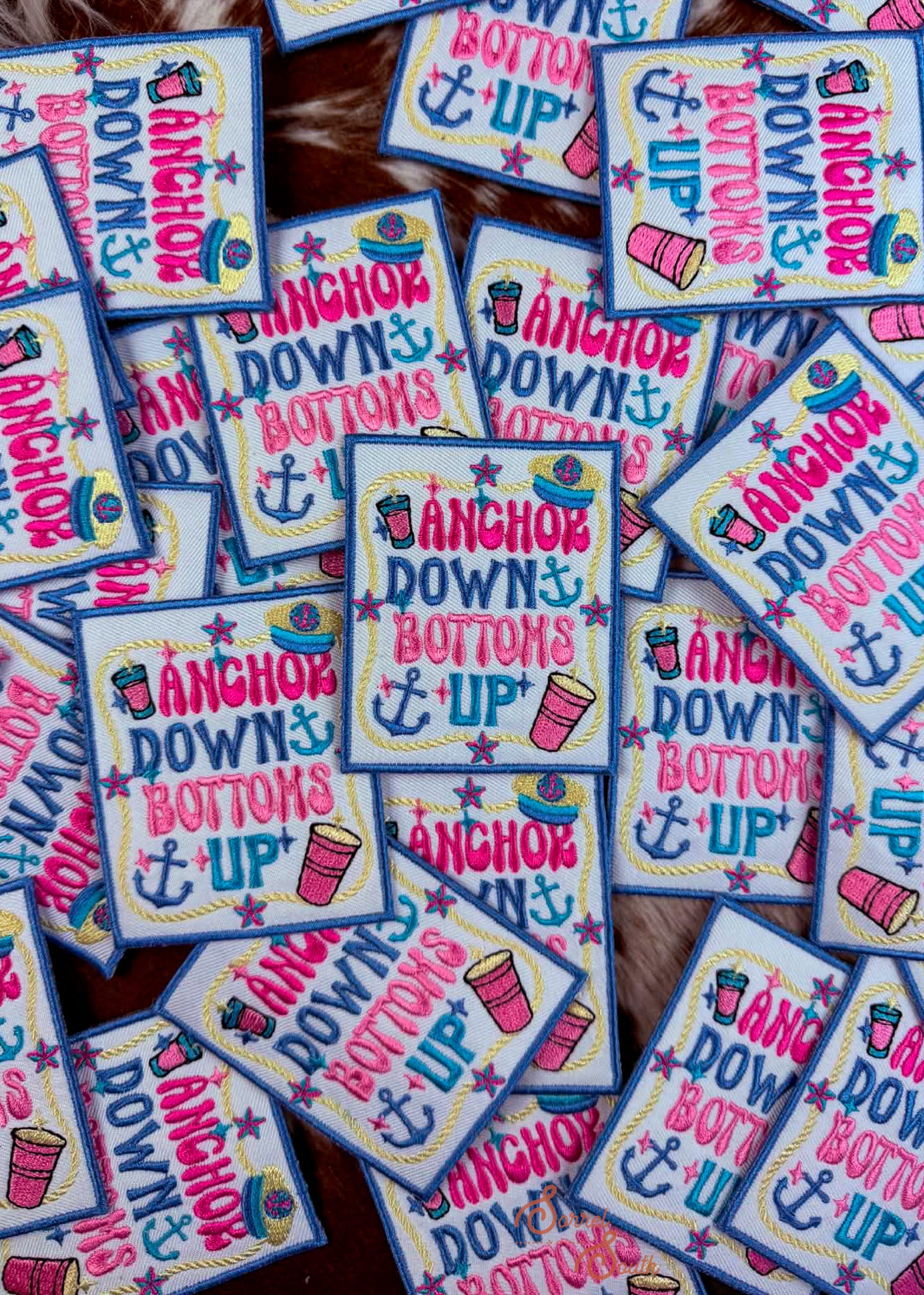 Anchors Down Bottoms Up Patch adhesive patch Sorrel South