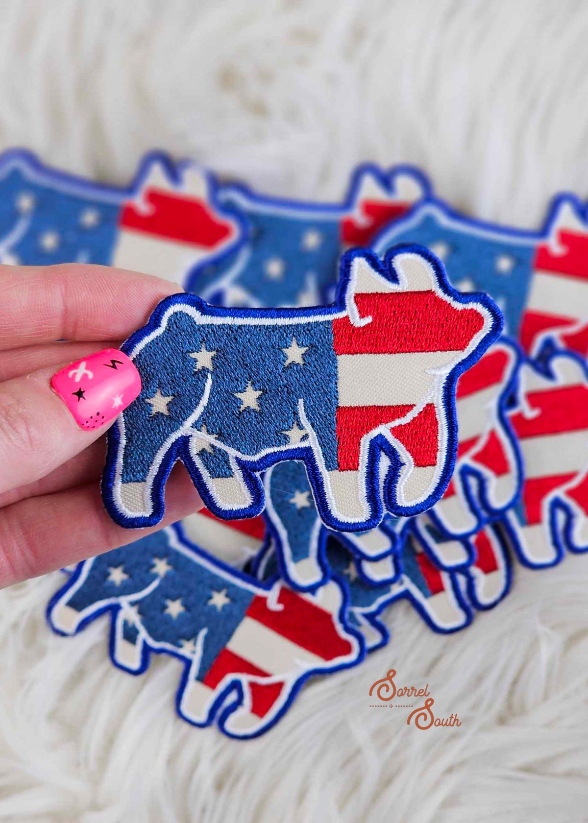 Patriotic Pig Patch – Sorrel South
