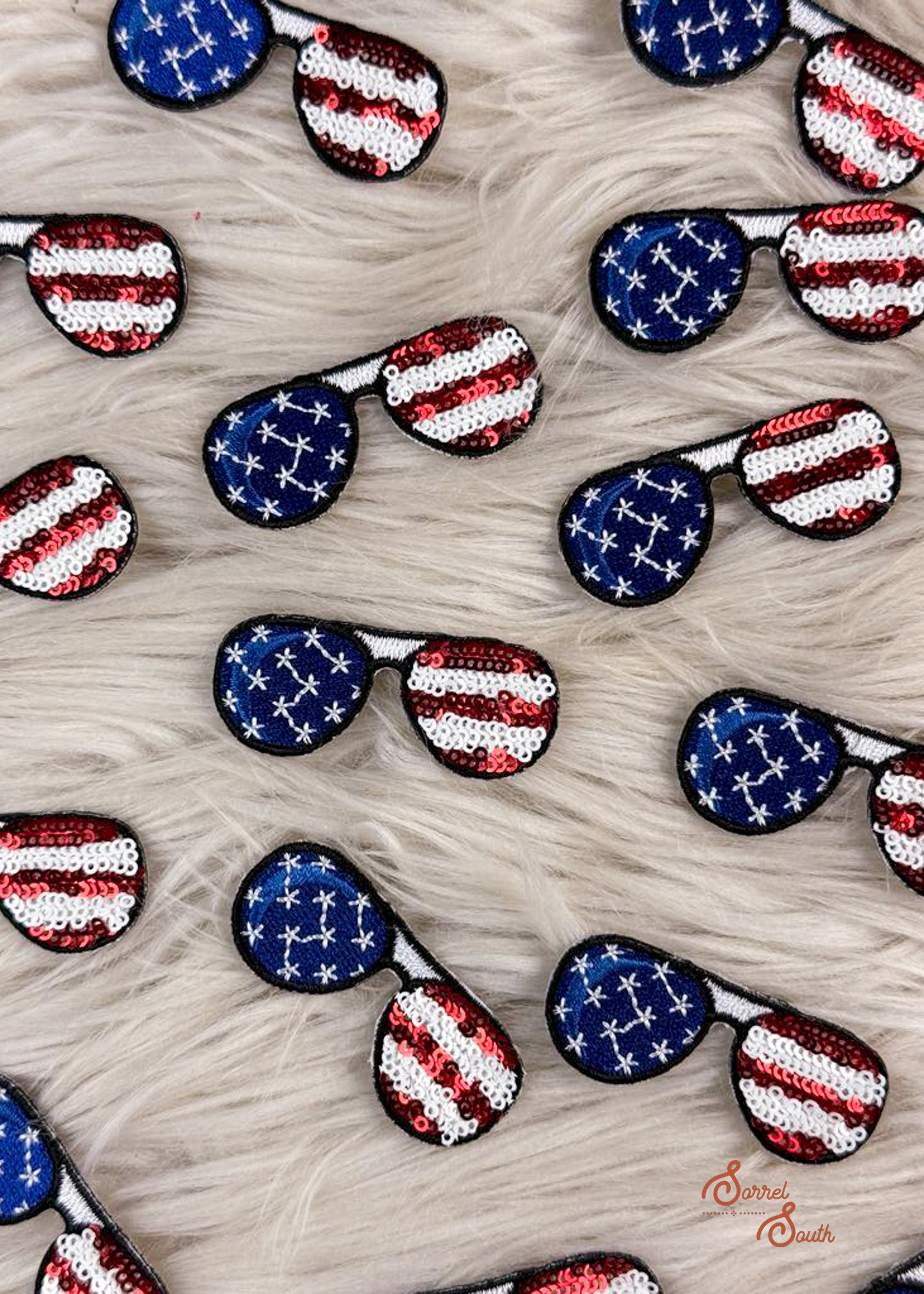 Patriotic Sunglasses Patch adhesive patch Sorrel South