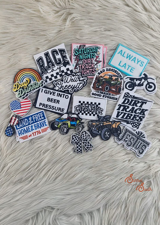 Racing Patch Bundle Pack of 34 Patch Bundles Sorrel South