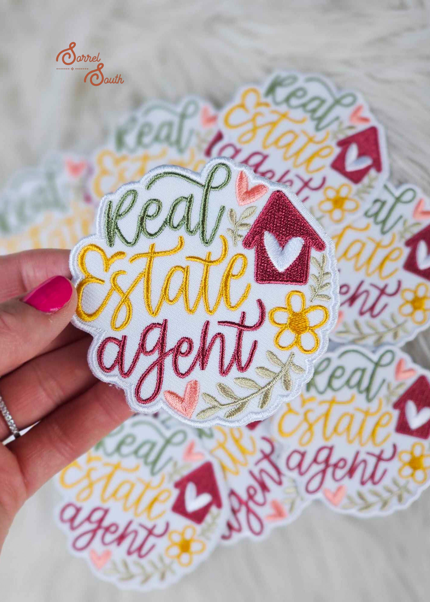 Real Estate Agent Patch, iron on patch