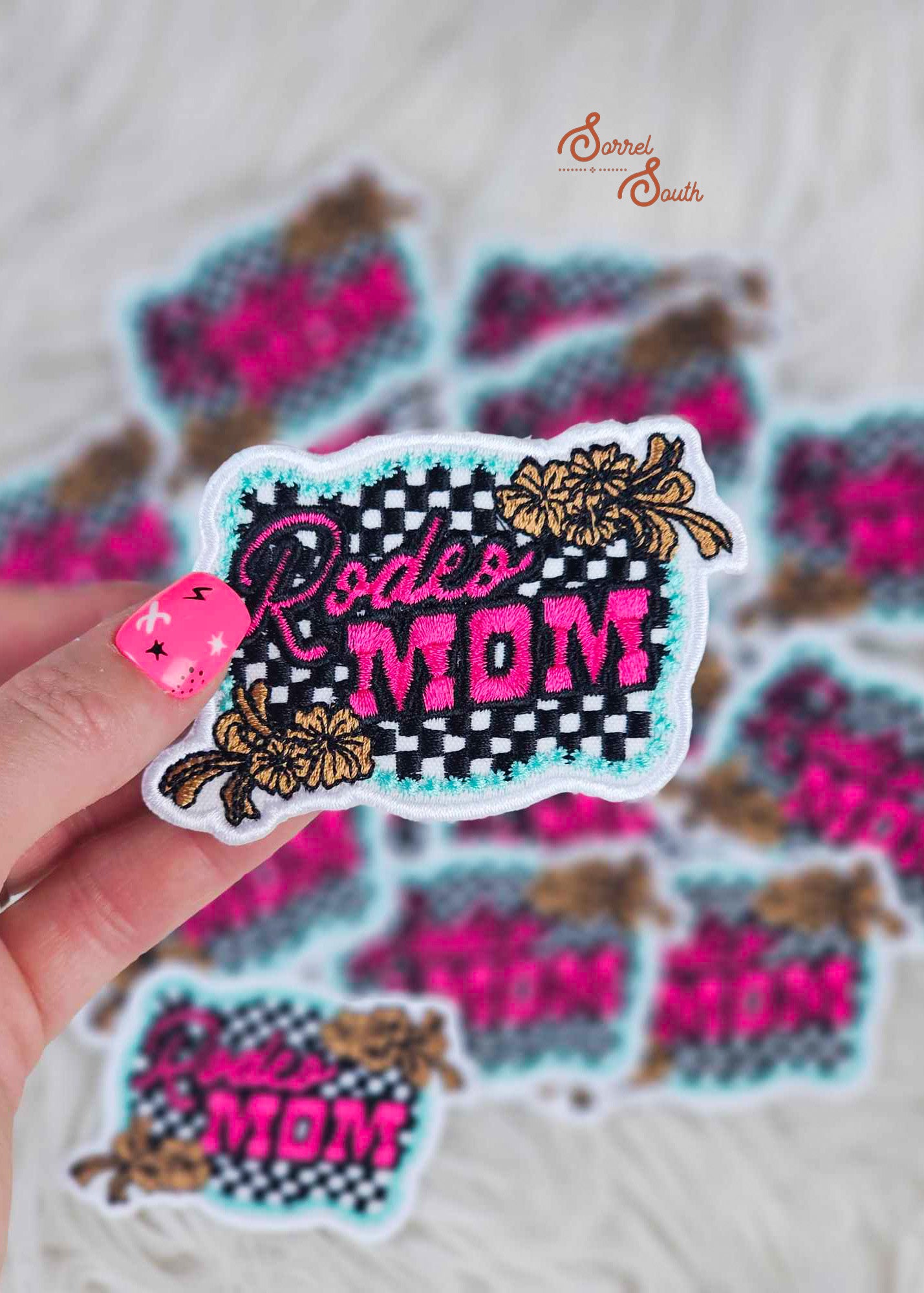 Rodeo Mom Patch, wholesale iron on patch