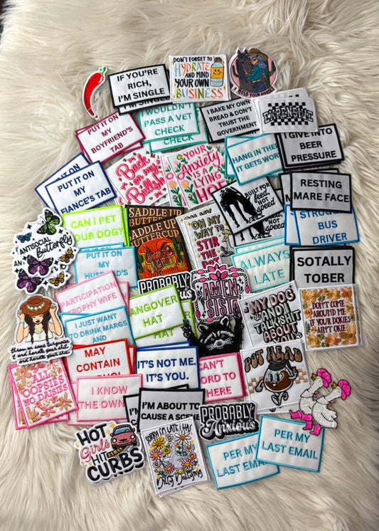 Sarcastic & Sassy Patch Bundle (88 Patches) Patch Bundles Sorrel South